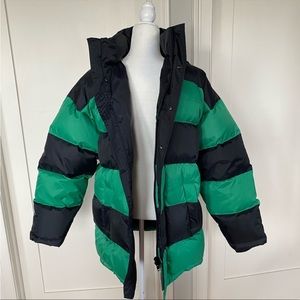 BALENCIAGA Authentic NWT Striped Parka Puffer